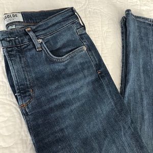 Agolde Sophie Mid Rise Skinny Jeans